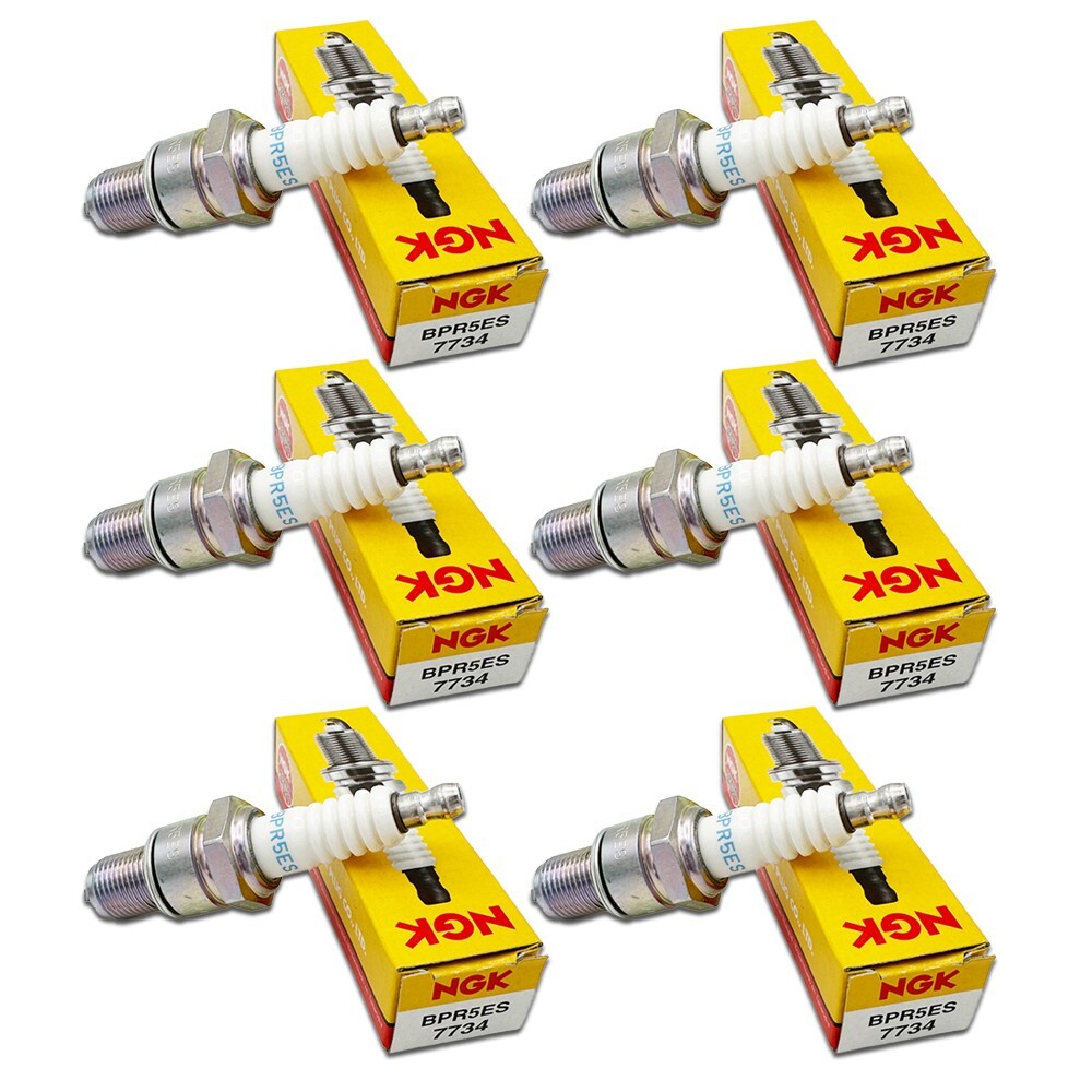 Genuine OEM NGK BPR5ES 7734 Spark Plug - 6 PACK
