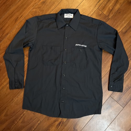 F*cking Awesome FA World Ent. Black Button Up Long Sleeve Shirt Men’s M RARE EUC - Picture 10 of 16