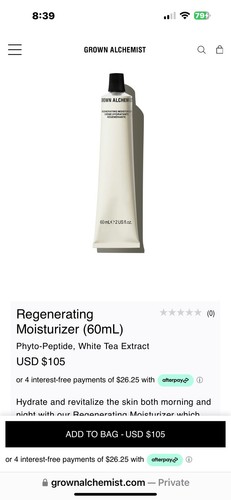 GROWN ALCHEMIST - REGENERATING MOISTURIZER 60 ML - Hydrate and revitalize - Picture 6 of 9