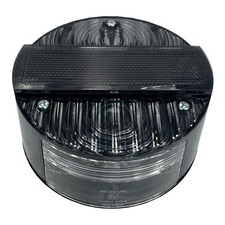 R&uuml;cklicht komplett &Oslash; 120 grau mit KZB S50 S51 S70 S53 KR51 E-Pr&uuml;fzeichen
