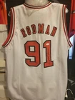 Dennis Rodman Custom Signed Jersey #91 NBA Basketball Chicago Bulls JSA COA 🏀