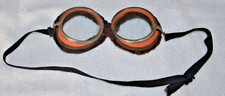 Vintage Motorcycle AVIATOR Goggles / Glasses