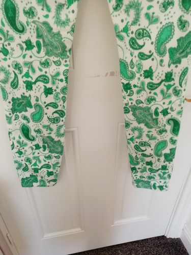 Next Gr. 8 R grün weiß Paisley Stretch Jeans Power Stretch Legging Mid Rise - Bild 7 von 8