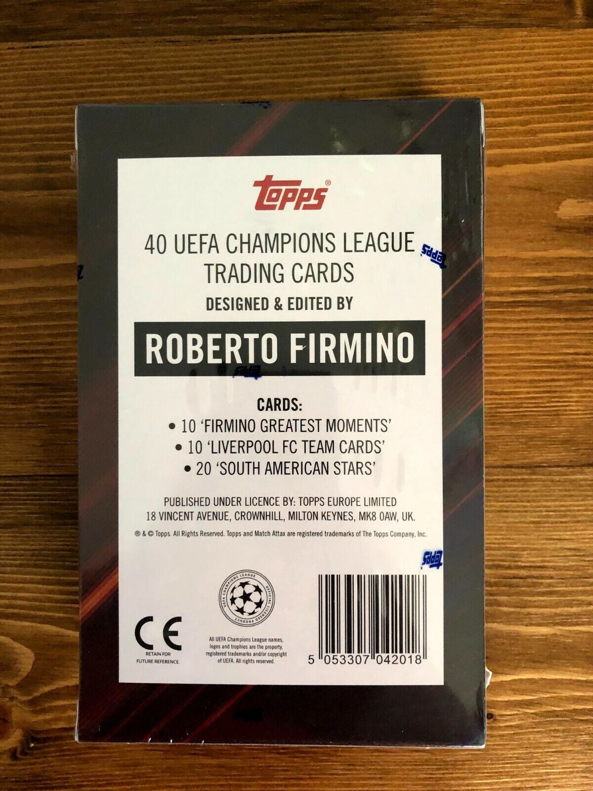 Topps UEFA Champions League Roberto Firmino Box 'O Jogo Bonito'  Lot of 2!