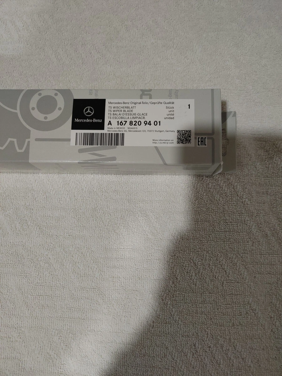 A1678209401 OEM MERCEDES BENZ W167,222,223 HEATED Wiper Blades 