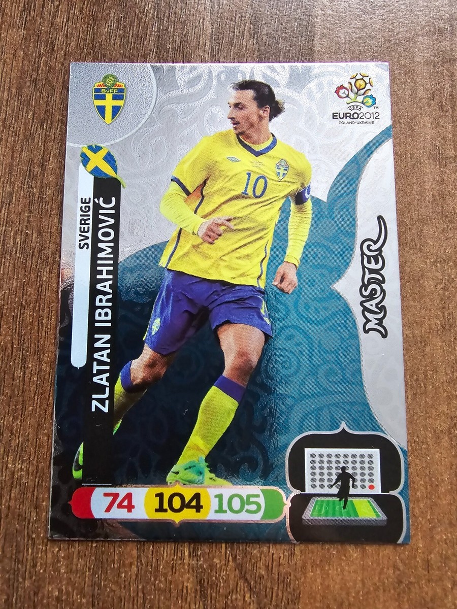 2012 Panini Adrenalyn XL Euro 2012 Master Zlatan Ibrahimovic