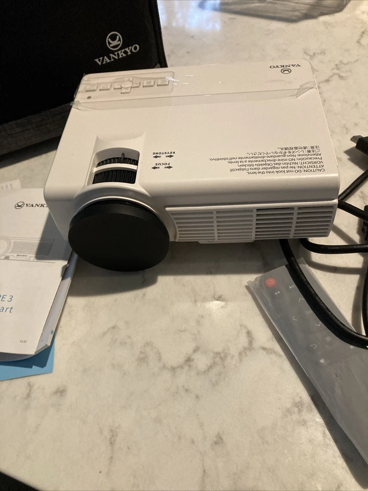 VANKYO Leisure 3 Mini 1080P Projector Video Movie Home Theater Cinema HDMI USB - Image 4 of 4