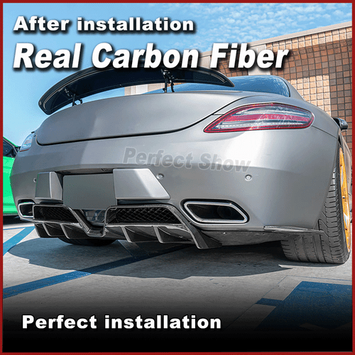 Difusor carbono difusor trasero parte trasera para Mercedes Benz SLS C197 R197 2010-13 - Imagen 4 de 12