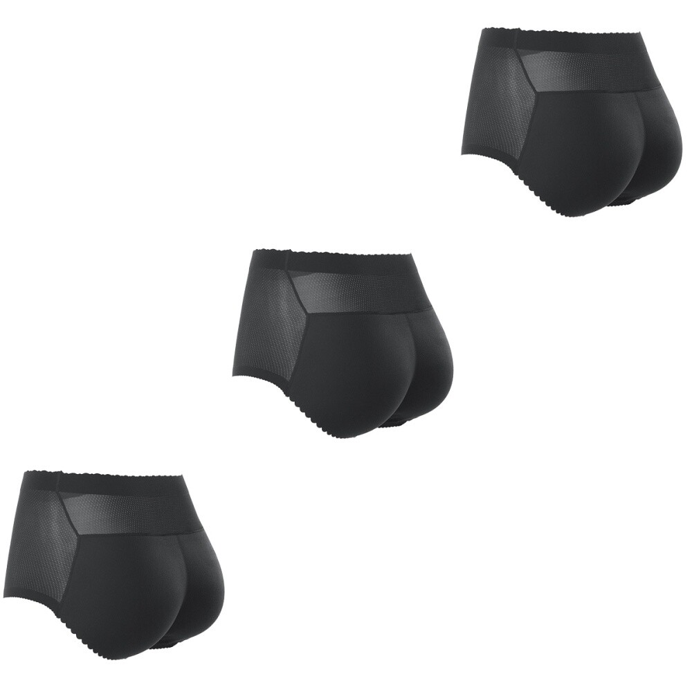 3 PCS Fake Ass Panties Seamless Butt Lifter Costume Padded Hip Enhancer