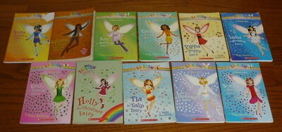 Lot of 11 Rainbow Magic books: Jewel Fairies, Petals, Daisy