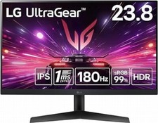 LG Gaming Monitor UltraGear 24GS60F-B 23.8 inch / Full HD 1920 x 1080 / 180Hz