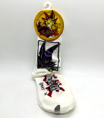New Vintage 1996 Yu-Gi-Oh Socks Size 6-8.5 Kazuki Takahashi