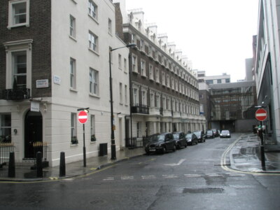 Foto 6x4 Kreuzung von Portman Street und Granville Place Westminster c2008