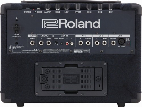 Roland KC-220 Stereo Mixing Keyboard Amplifier 30D x 45W x 35H cm Black 30 Watts - Picture 4 of 5