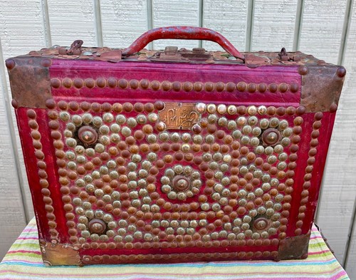 Antique 20’s studded case for a tea or coffee set Oman Omani