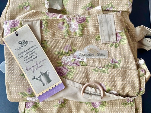 ADORABLE BRAND NEW GARDEN GIRL FLORAL KHAKI OVERALLS JUMPSUIT, FRONT ZIP, SZ 18 - Picture 8 of 8
