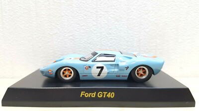 1/64 Kyosho 1969 FORD GT40 #7 Gulf Le Mans Hobbs/Hailwood diecast
