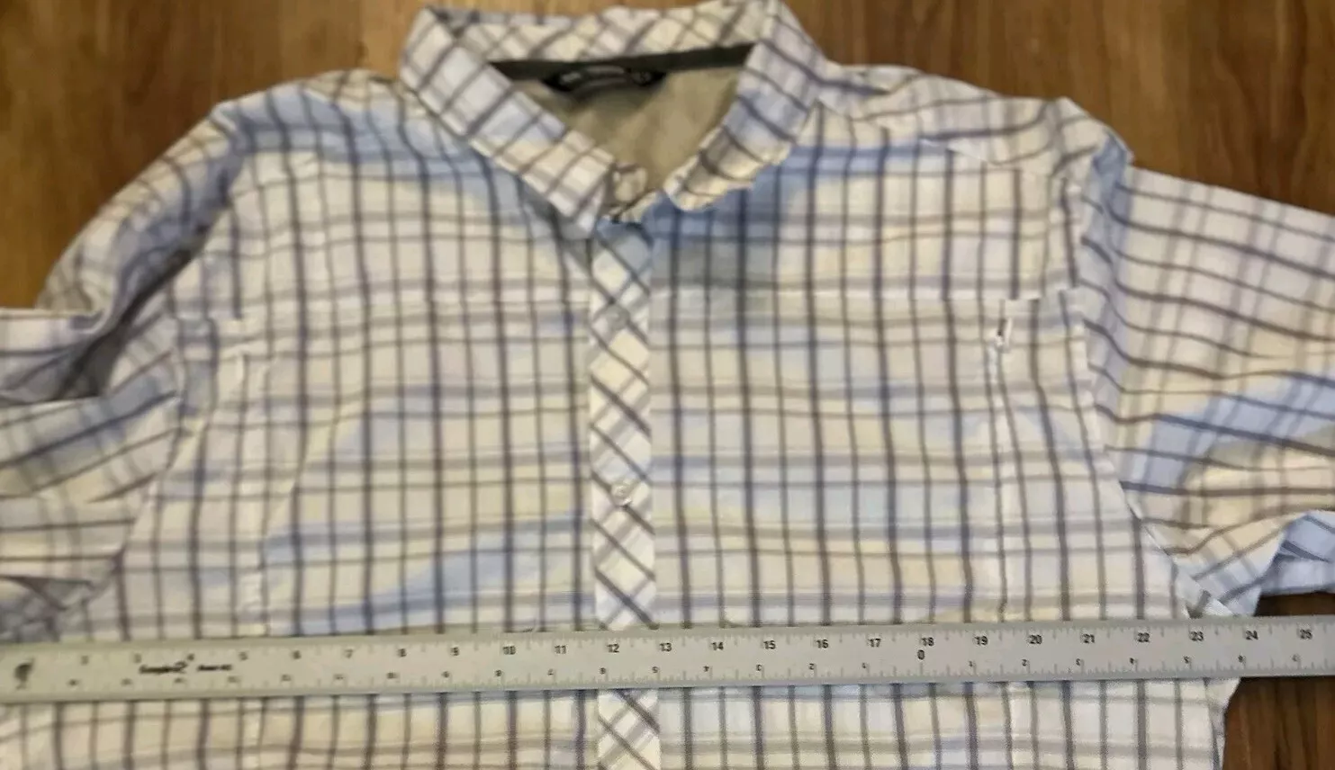 arcteryx beral long sleeve button down plaid shirt