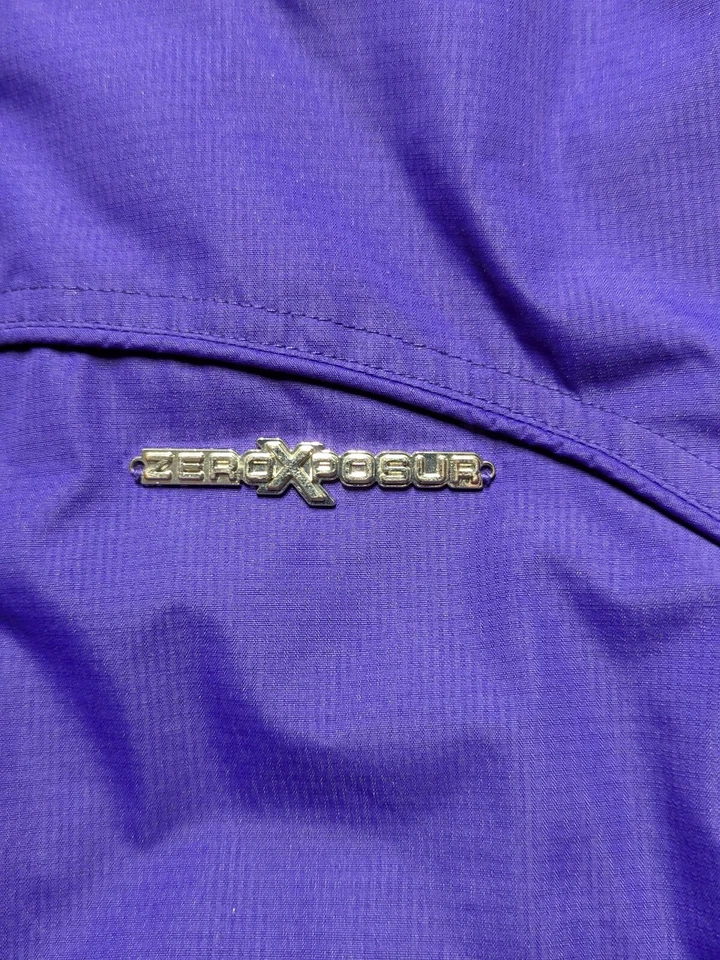 Zero Xposur 3-в-1 теплый зимнее пальто куртка девочек XL (16) фиолетовый мех с подкладкой капюшон - Изображение 4 из 4