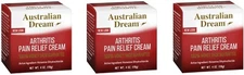 Australian Dream Arthritis Pain Relief Cream 4oz (3 Pack)