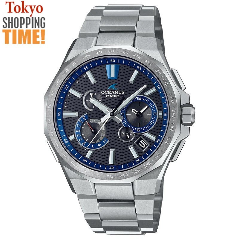 Casio Oceanus OCW-T6000-1AJF Titanium Solar Radio Bluetooth Men`s