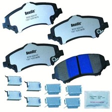 Disc Brake Pad Set-Fleet Metlok Semi-Metallic...