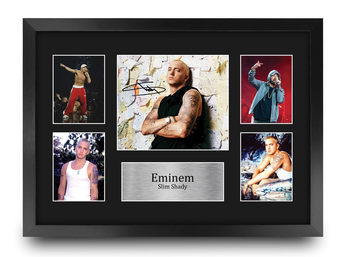 EMINEM RAP SIGNED PHOTO AUTOGRAPH ORIGINAL SIGNATURE SLIM