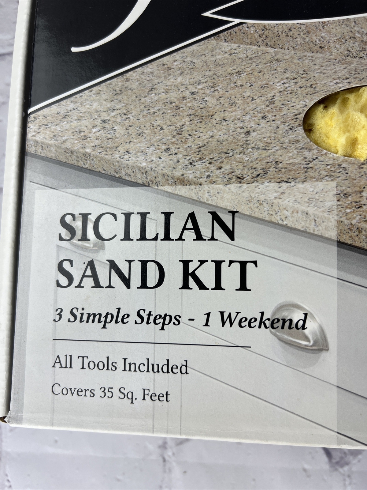 Giani Granite Countertop Paint Kit, Sicilian Sand Kit, Complete 35 SQFT