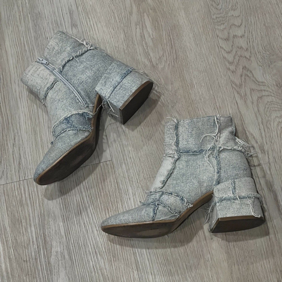 sy‼️☆希少❗️メイドインインディゴ　デニムブーツ MM6 Maison Margiela Distressed Light Denim Boots | eBay