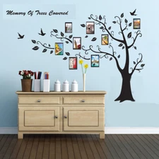 Wall Decal Family Tree Sticker Picture Frame Vinyl Home Art Decor DIY Removable