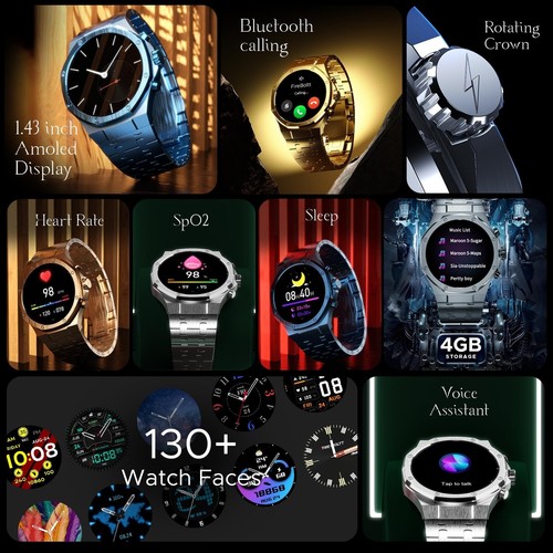 2025 Smart Watch For Men/Women, Waterproof Smartwatch Bluetooth iPhone Samsung - 第 3/9 張圖片