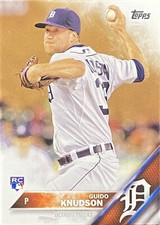 2016 Topps Series Two Rookie #490 Guido Knudson Detroit Tigers Baseball Card