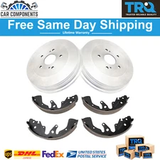 TRQ New Rear Brake Shoe & Drum Kit Fits For 2006-2008 Suzuki Grand Vitara