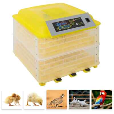 2 in1 Egg Poultry Incubator Auto-Turning Digital Control for Chickens Duck Geese