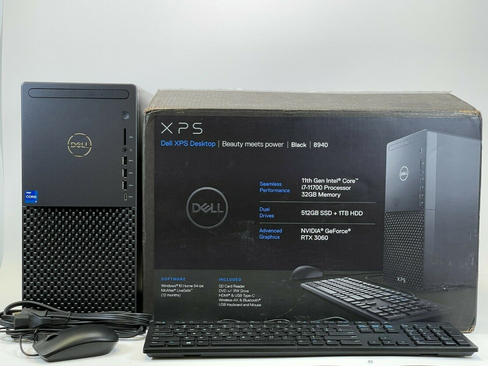 DELL XPS D24M ゲーミングPC Windows10 新品 SSD 240GB ＋ HDD 1TB