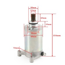 Starter Motor Fits Suzuki VL125 VL250 Intrude...