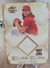 Leaf 2023 Trinity Mega Box Rhett Lowder Reds Rookie Relics RC #RR-42