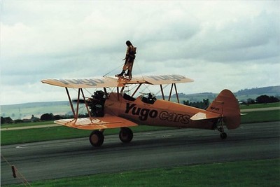 Foto Boeing-Stearman Model 75 Somerset 07-08/1988 ca. 11 x 16cm - scc5403f