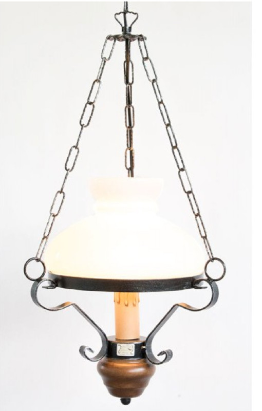 Lampada Sospensione Vecchia America Ø 24 cm | Illuminazione Rustica