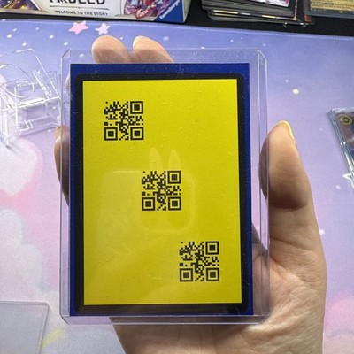 2025 Disney Lorcana Discard Error QR Code Card Yellow Background