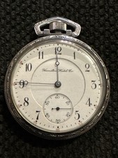 Antique Hamilton Pocket Watch In Defiance Case- 352521-Works 