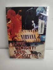 Nirvana Live Tonight Sold Out DVD New Sealed Kurt Cobain Concert Music Video