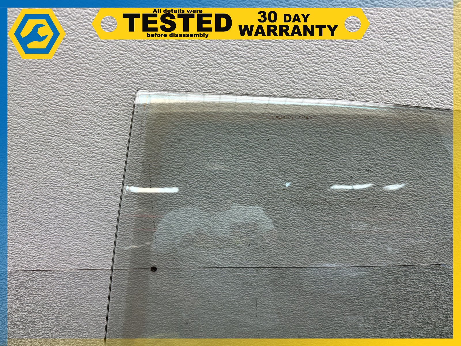 06-12 BENTLEY Flying Spur REAR LEFT DRIVER SIDE DOOR WINDOW GLASS OEM