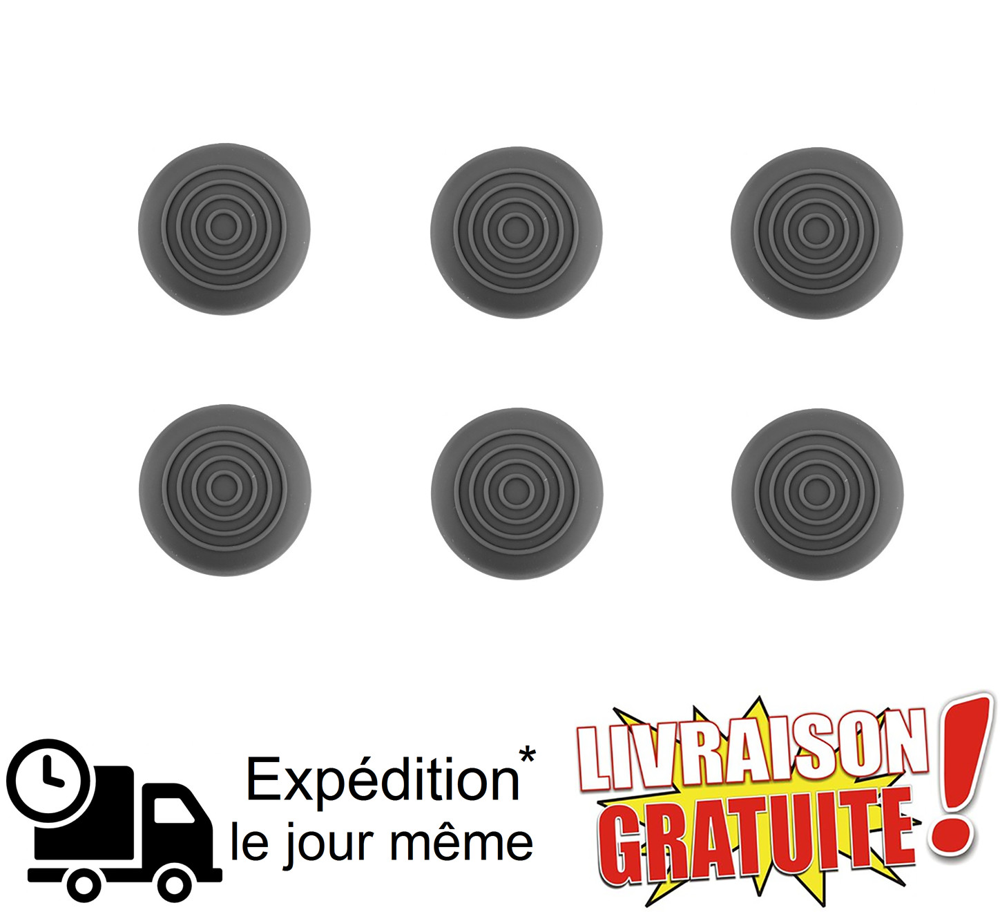 6 Protections Joystick Universel PS5 PS4 PS3 Xbox One 360 Accessoire Gamer