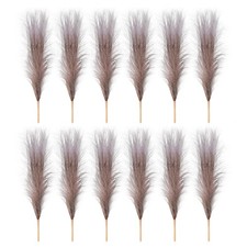 K&uuml;nstliches Pampasgras, 43,2 cm, Boho-Dekor, Farbverlauf, Braun, 12 St&uuml;ck