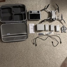 Used Dji Mini 3 Fly more combo DJI RC with 1 plus battery