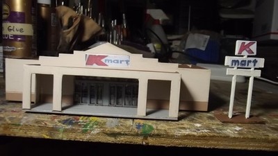 H.O. Scale K-Mart Laser Cut Kit LB#116