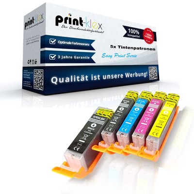 5x Drucker Tintenpatronen für Canon PGI570 / CLI571 Patronen-Easy Print Series