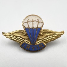 Genuine WW2 Irvin Parachute Company Airborne Pin Badge Maker Marked