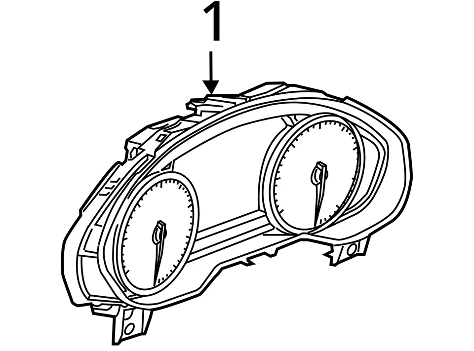 Velocímetro MPH ID 4G8920987T compatível com 17-18 AUDI A6 2025912 - Imagem 4 de 4